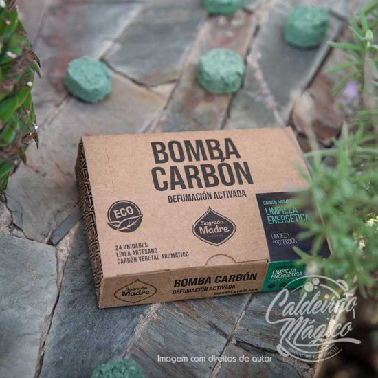 BOMBA DE CARVÃO AROMÁTICO LIMPEZA ENERGÉTICA SAGRADA MADRE