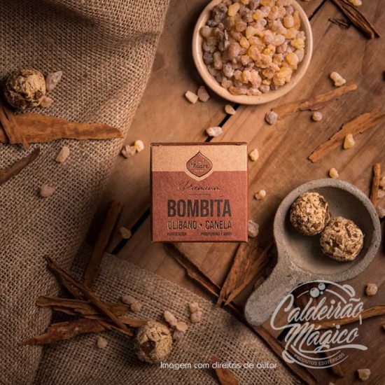 BOMBITA PREMIUM DEFUMAÇÃO ATIVADA OLÍBANO E CANELA SAGRADA MADRE