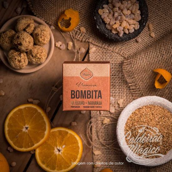 BOMBITA PREMIUM DEFUMAÇÃO ATIVADA OLÍBANO E LARANJA SAGRADA MADRE