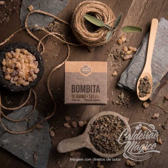 BOMBITA PREMIUM DEFUMAÇÃO ATIVADA OLÍBANO E SÁLVIA SAGRADA MADRE
