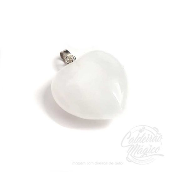 Pendente Cristal Quartzo Coração