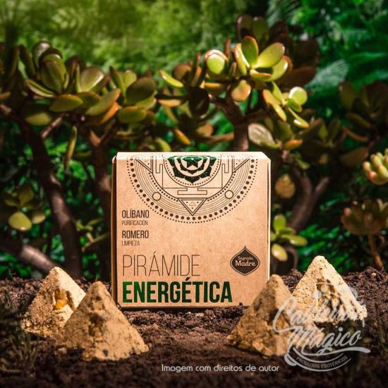 PIRÂMIDE ENERGÉTICA ALECRIM E OLÍBANO SAGRADA MADRE