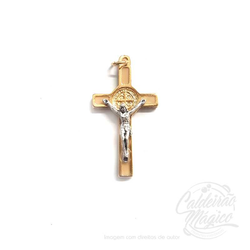 Crucifixo-Dourado-São-Bento