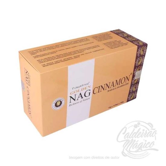 Incenso Vijayshree Golden Nag Canela