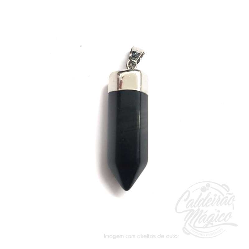 Pendente-Pedra-Agata-Negra