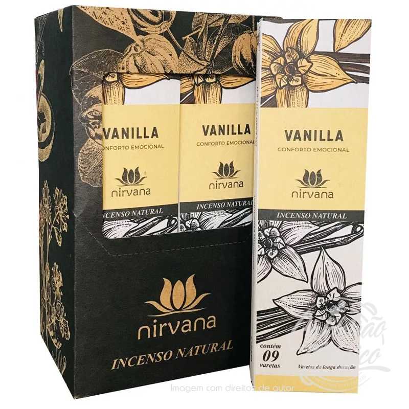 Incenso Nirvana Baunilha Incenso Nirvana Baunilha