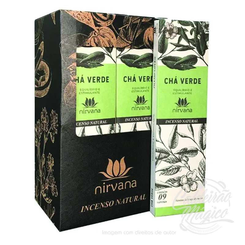 Incenso Nirvana Chá Verde