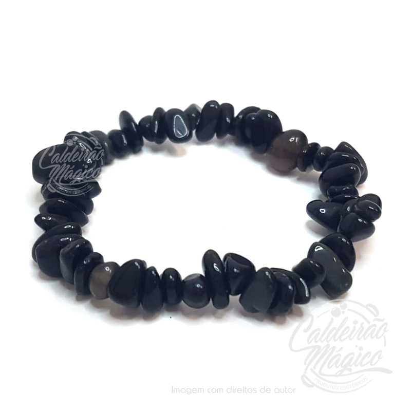 Pulseira Chipstone Ágata Negra