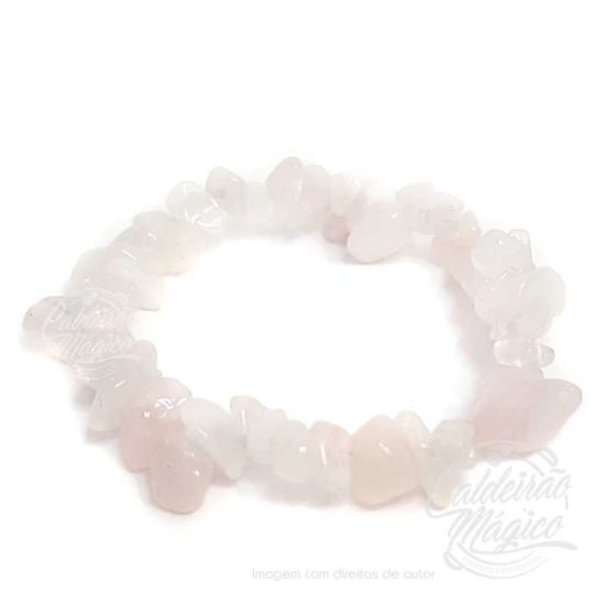 Pulseira Chipstone Quartzo Rosa