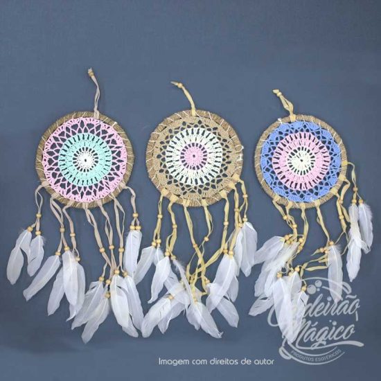 Caça Sonhos Macramé 16cm