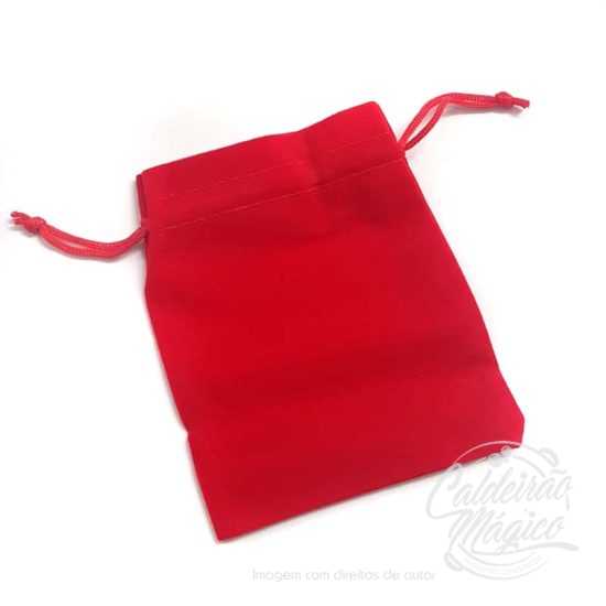 Bolsa Veludo Vermelha