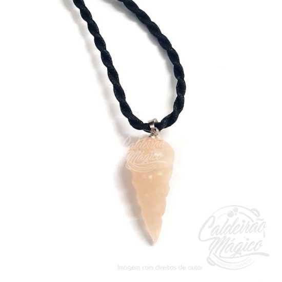Pendente Selenite Espiral
