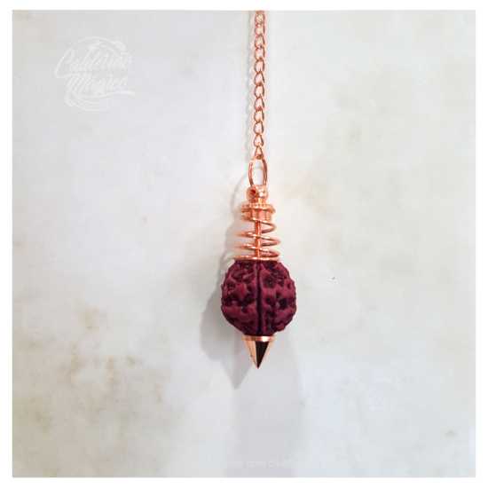 Pêndulo de Rudraksha Cobre