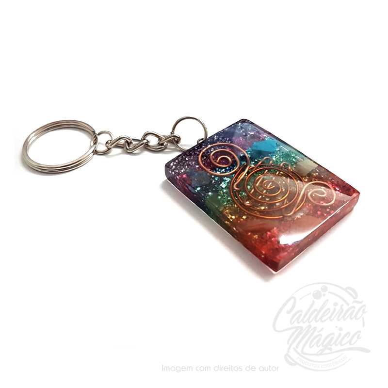Chaveiro Orgonite Clave de Sol