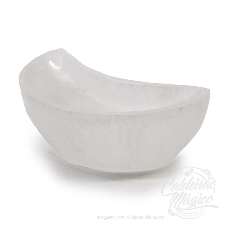 Taça da Lua Selenite Taça da Lua Selenite