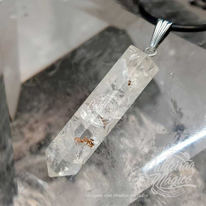 Pendente Orgonite Quartzo Pendente Orgonite Quartzo