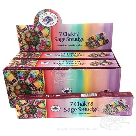 Incenso 7 Chakra Sage Smudge - Green Tree