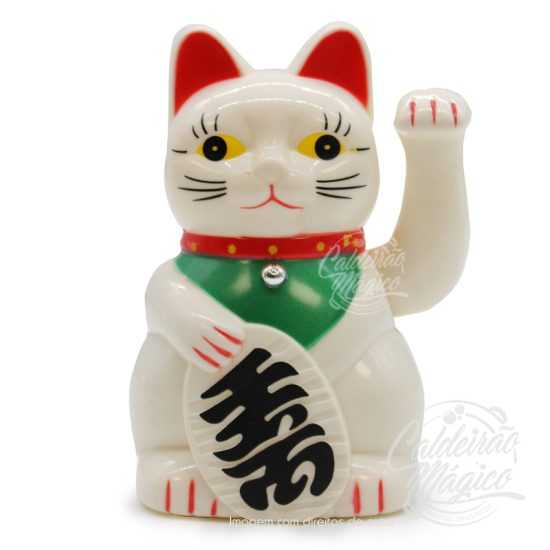 Maneki Neko O Gato da Sorte - Branco