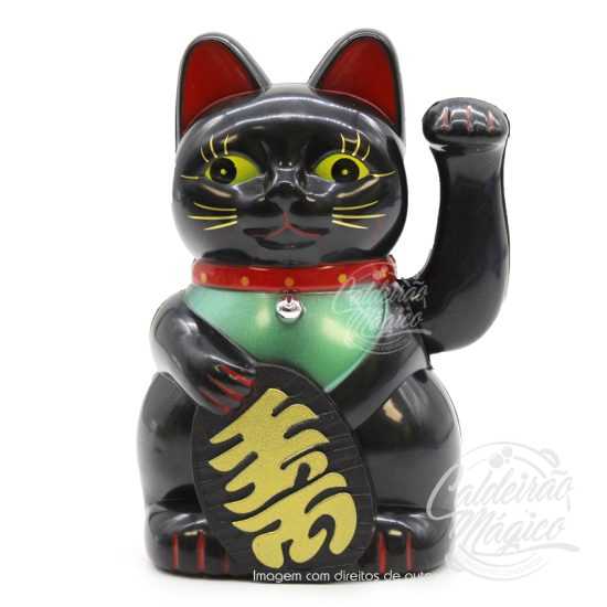 Maneki Neko O Gato da Sorte - Preto