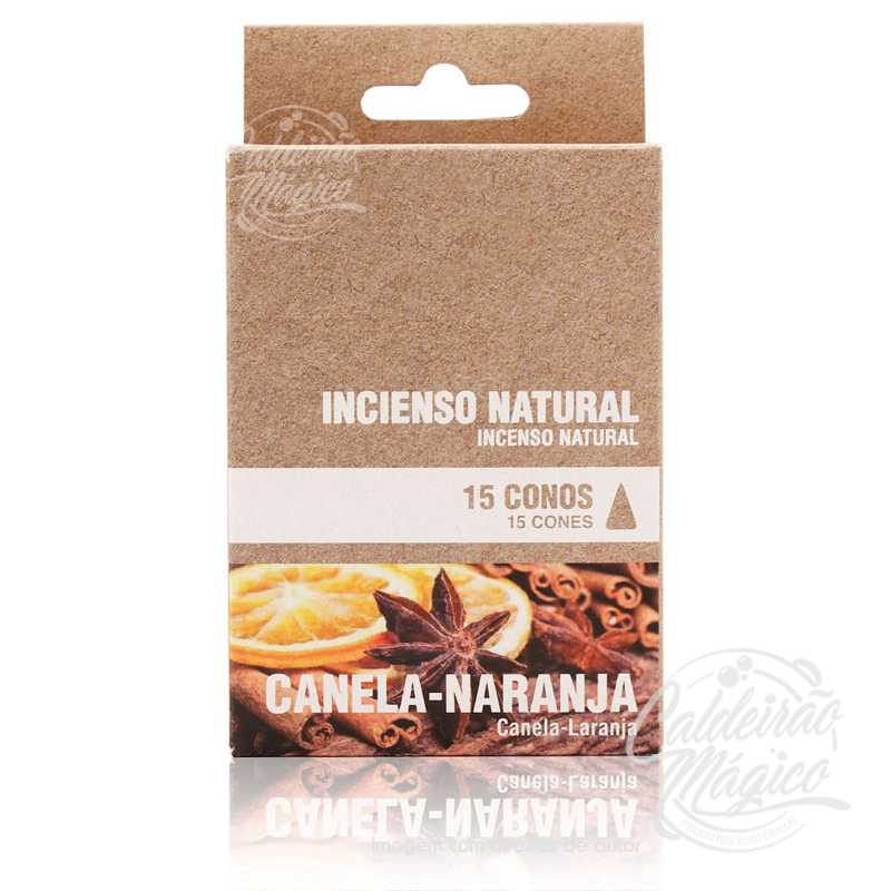 Incenso cones canela e laranja