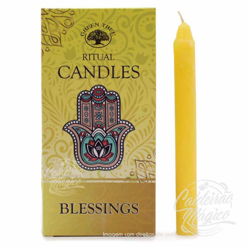 Velas Blessings Green Tree Velas Blessings Green Tree