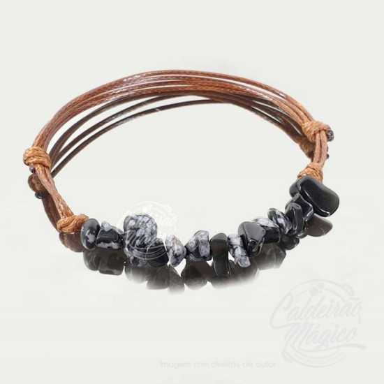 Pulseira Chipstone Obsidiana