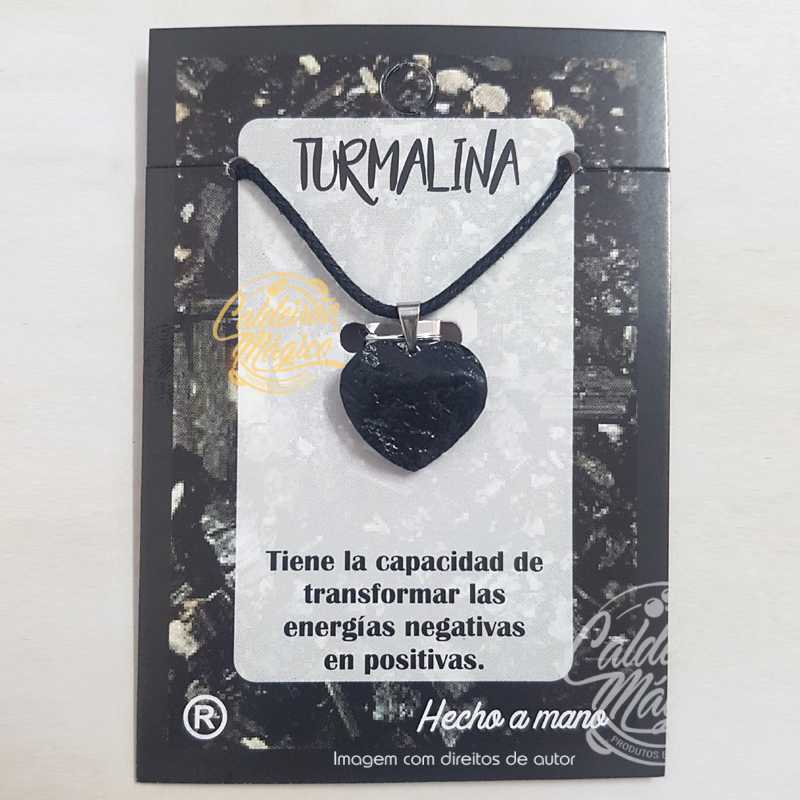 Fio Turmalina Coração Fio Turmalina Coração
