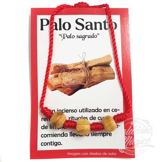 Pulseira 7 Nós e Pau Santo