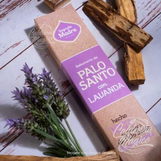 Incenso Pau Santo com Lavanda Sagrada Madre
