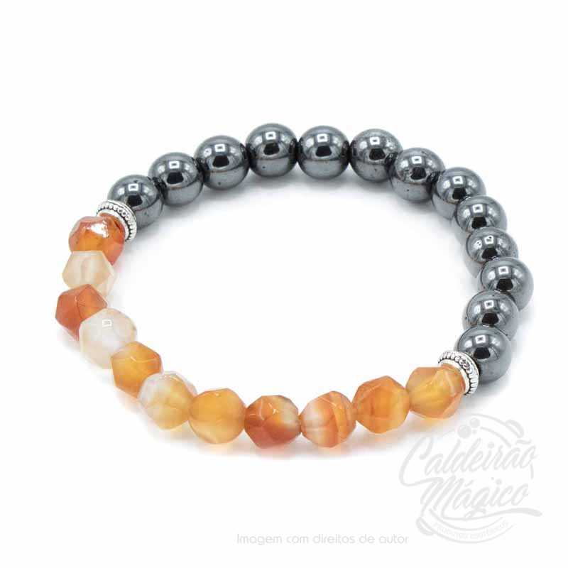 Hematite e Cornalina