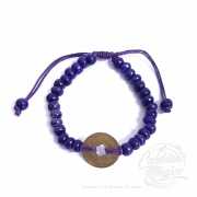 Pulseira Feng Shui Boa Sorte Roxa