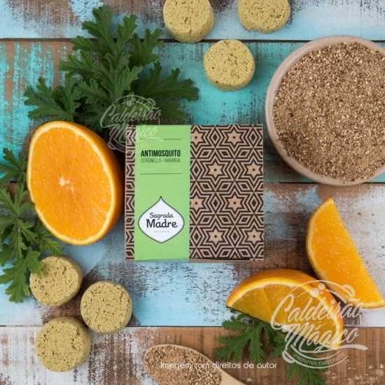 Bomba Carvão Citronella e Laranja Sagrada Madre