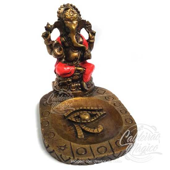 Incensário Ganesha Vermelho