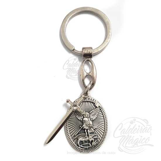 Porta-Chaves São Miguel com Espada