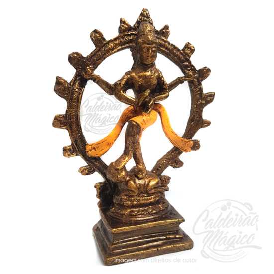 Shiva Nataraja em Amarelo