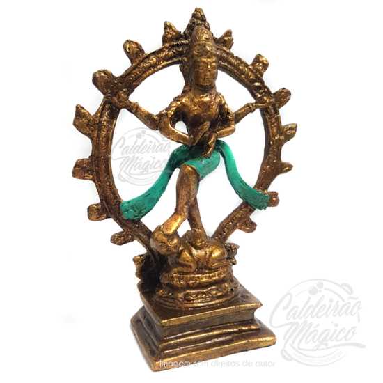Shiva Nataraja em Azul Turquesa