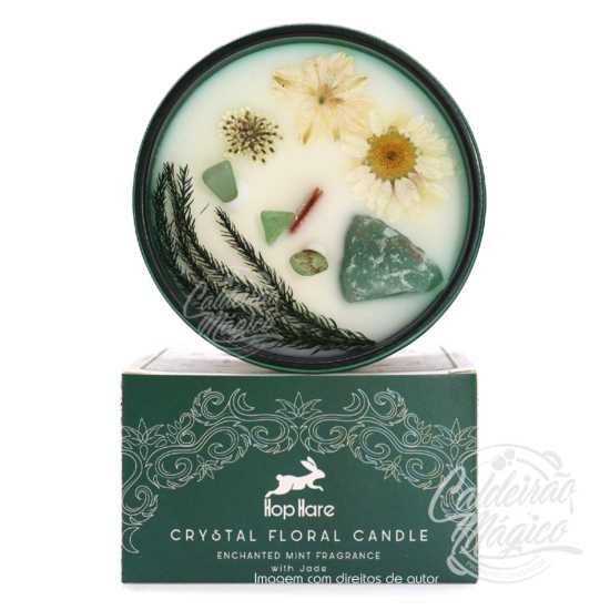 Vela Mágica Flor de Cristal - Proteção