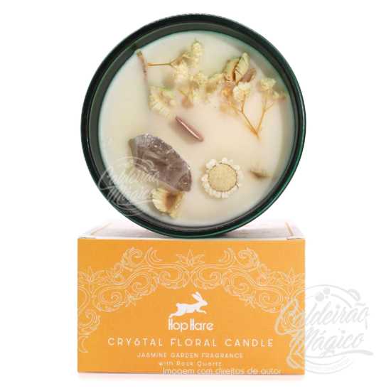 Vela Mágica Flor de Cristal - Força