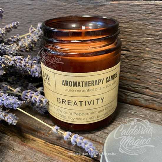 Vela de Aromaterapia - Criatividade