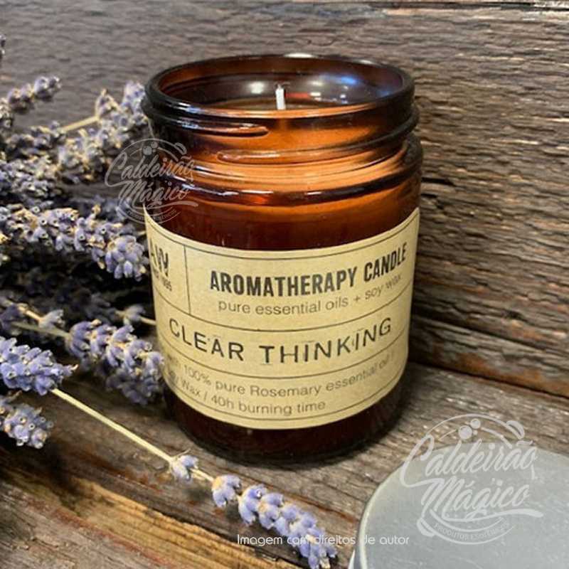 Vela de aromaterapia Pensamento claro