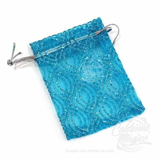 Bolsa Organza Azul