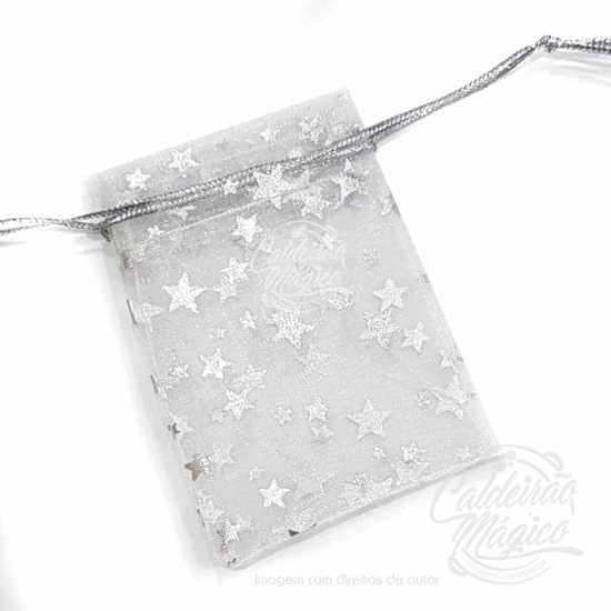 Bolsa Organza Prateada