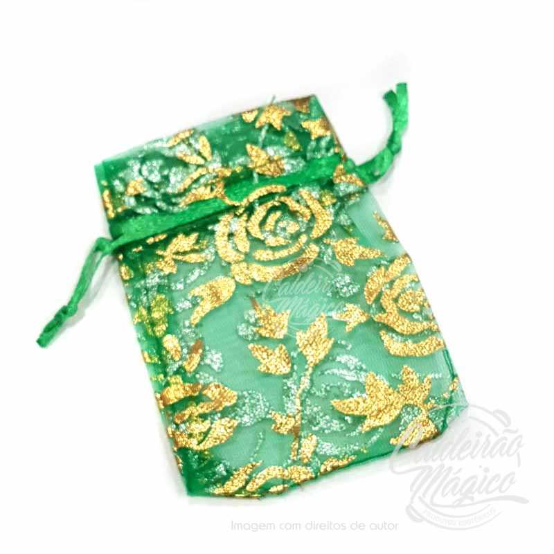 Bolsa Organza Verde Bolsa Organza Verde