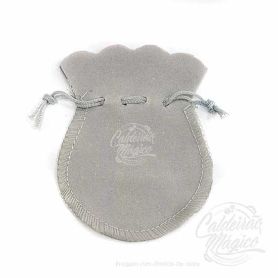 Bolsa Veludo Cinza