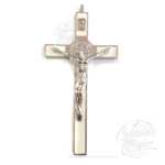 Cruz de São Bento Branca 10cm