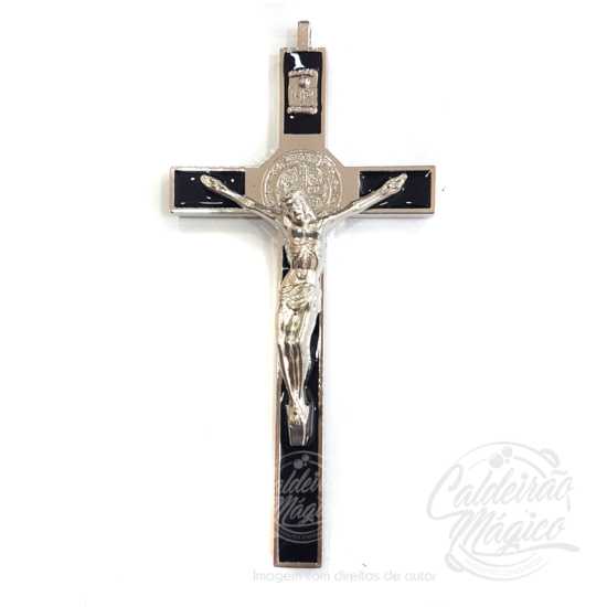 Cruz de São Bento Preta 10cm