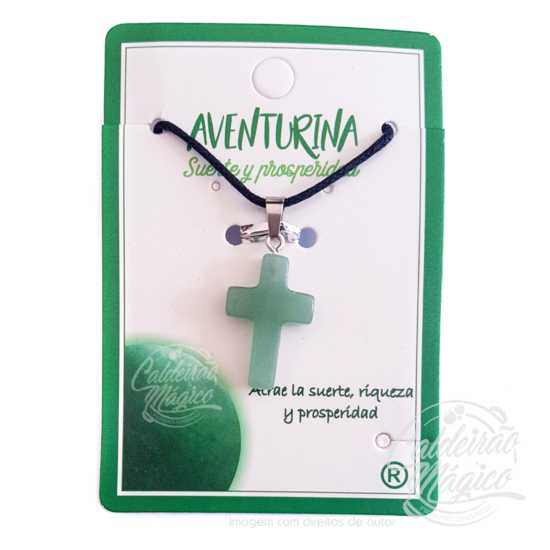 Fio Cruz Aventurina - Sorte e Prosperidade