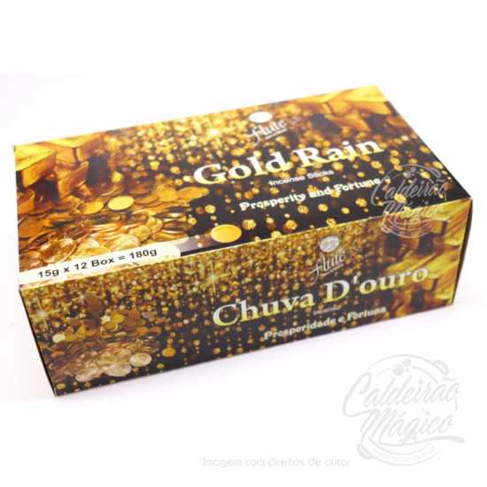 Incenso Chuva Dourada Flute