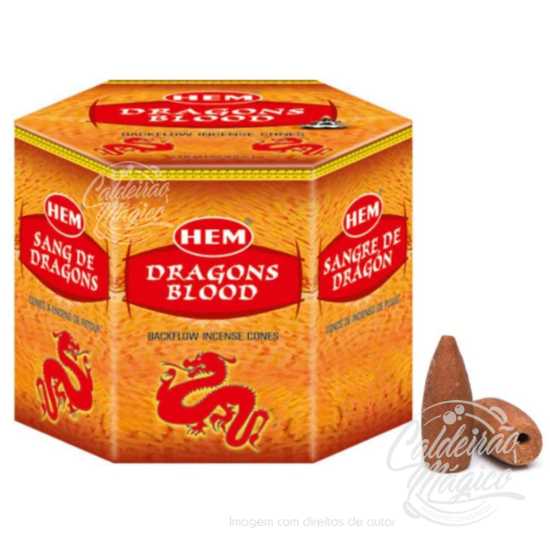 Cones de Refluxo Hem Sangue de Dragão