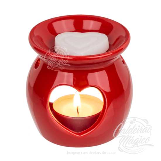 Queimador Coração Vermelho
